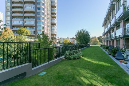 Ground level patios